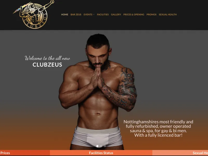 Club Zeus, Mansfield, Nottingham, gay sauna