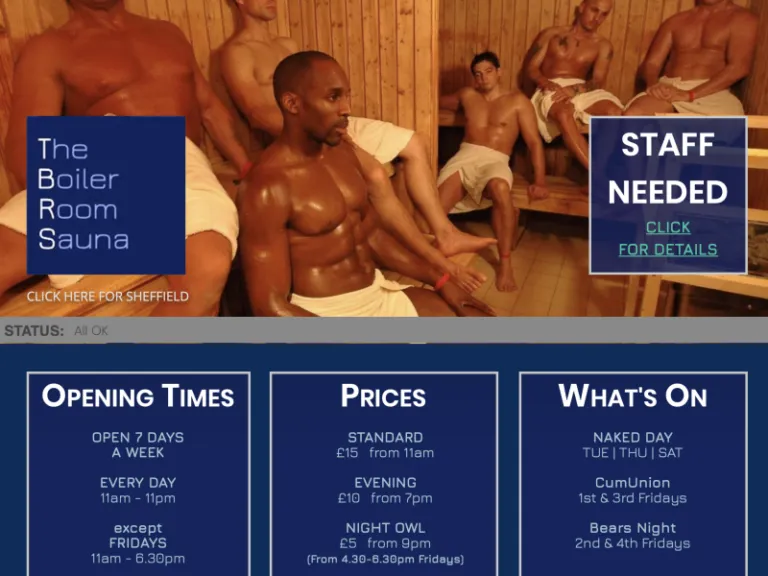 The Boiler Room, Gay Sauna, Brighton, Hove