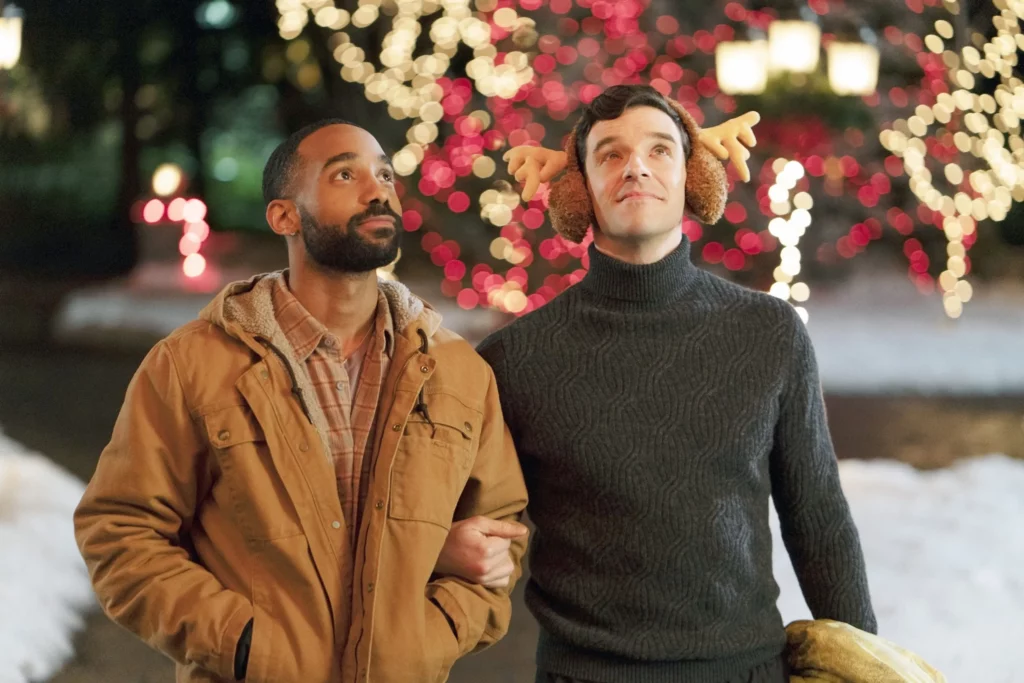 Single All The Way, Gay Movie, Gay Movie Reviews, Gay Movies, Gay Movies, Holiday Mood, Festive Film Recommendations, Christmas Gay Movies